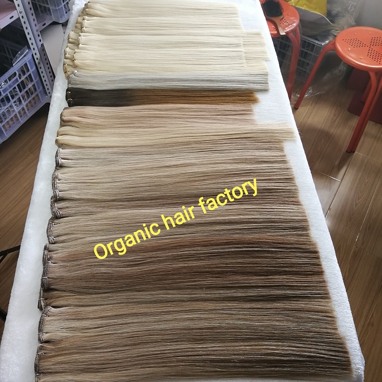 Top quality hand tied cuticle wefts supplier  RB15